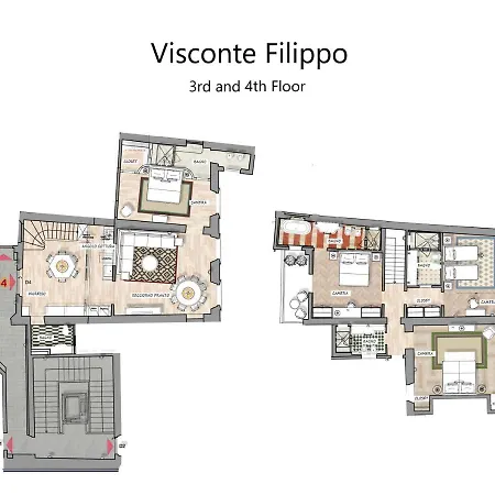 Daire Visconte Filippo - La Dimora Degli Affreschi *